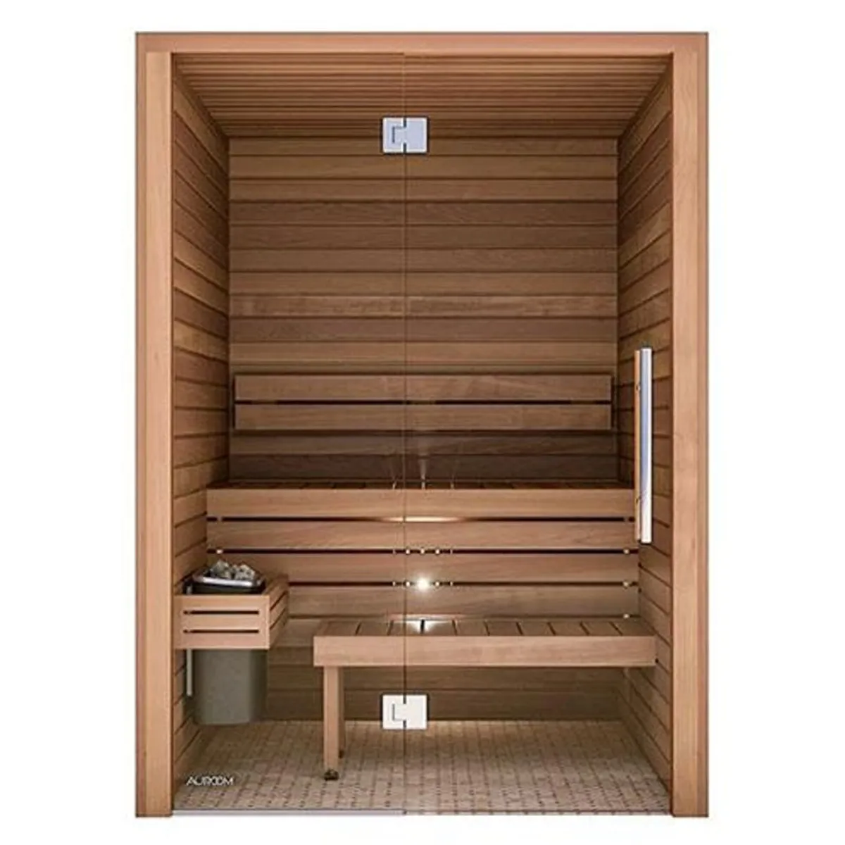 Basturum Cala Glas 150x150 i värmebehandlad asp