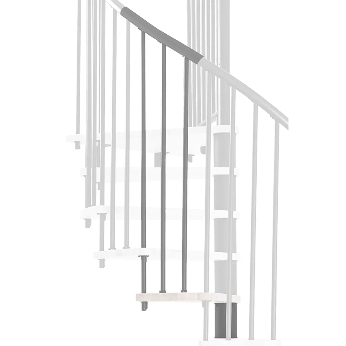 Höjdforlängning Spiral Effekt silver