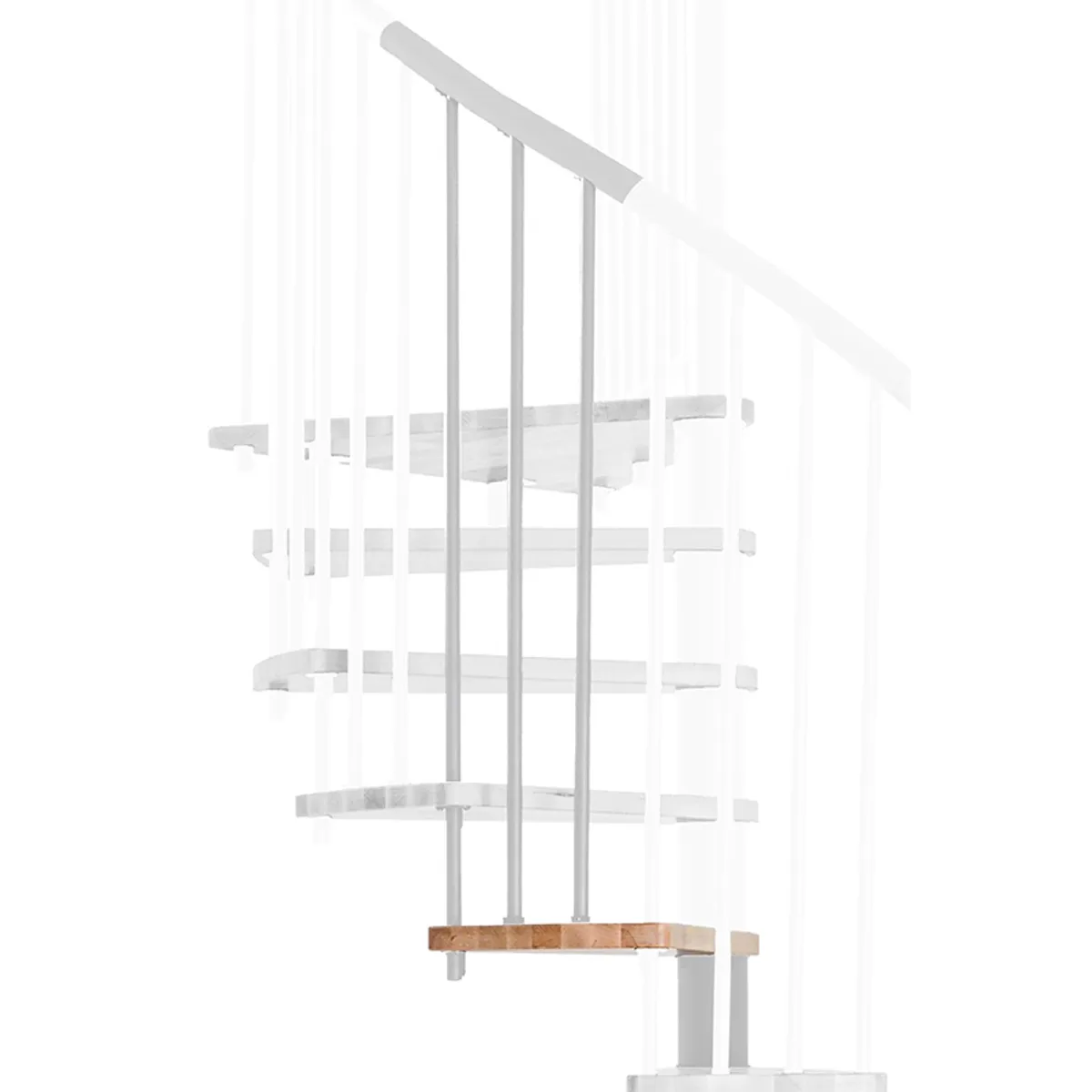 Höjdforlängning Spiral Effekt vit